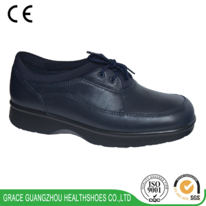 Grace Health Shoes Navy Casual Shoes for Man with PU+Rubber Sole